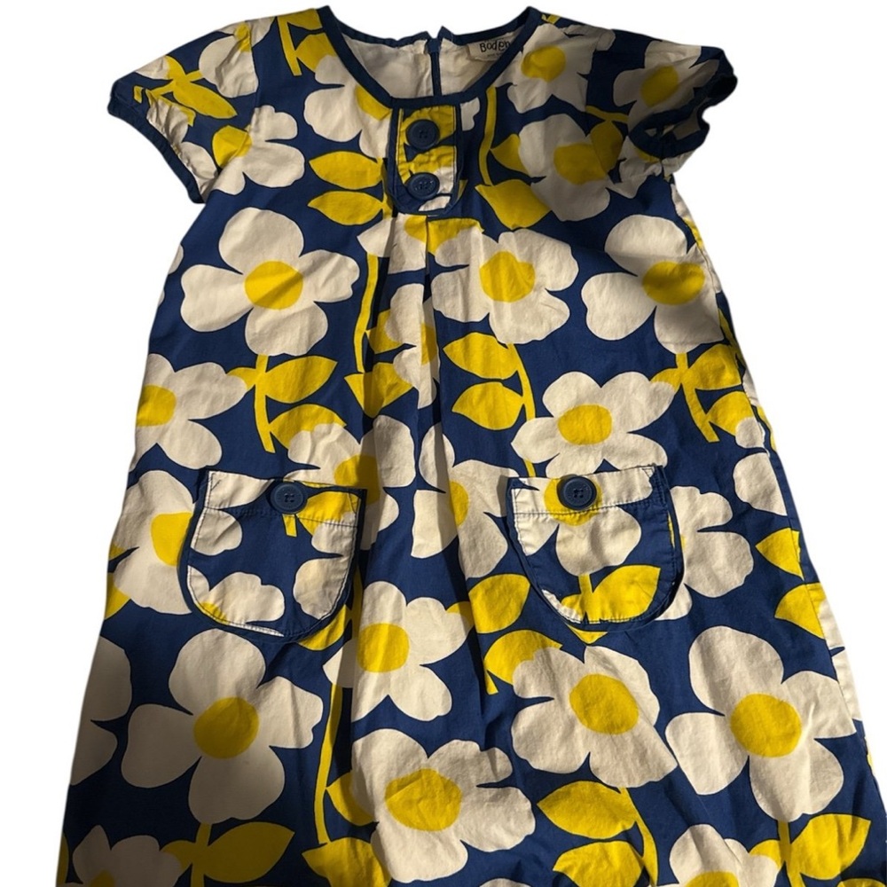 Mini Boden Girls Retro Daisy Shift Dress 7/8